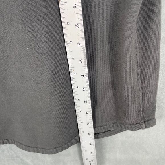 Madewell Shacket Shirt Mens Small Gray Button Up Pockets Terry Cotton Blend - Picture 11 of 12